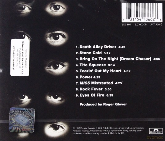 Rainbow: Straight Between The Eyes (Wersja Zremasterowana) [CD]