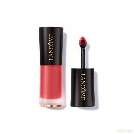 Long-lasting matte lipstick L`Absolu Rouge Drama Ink Semi-Matte Lip Ink 6 ml - Shade: 555 Soif de Vivre