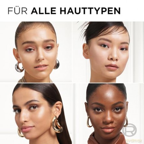 L'Oréal Paris Flüssiger Highlighter für Gesicht und Körper mit Glycerin und Sheabutter, Perfect Match Lumi Glotion, Natural Glow Enhancer, 904 Deep Glow, 40 ml