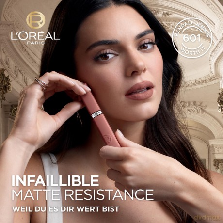 L'Oréal Paris Pflegender Lippenstift mit mattem Finish, Für leuchtende Farben mit bis zu 16 Stunden Halt, Infaillible Matte Resistance, Nr. 625 Summer Fling, 5 ml