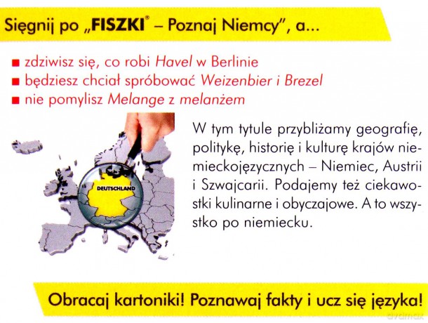 Fiszki Niemiecki Poznaj Niemcy [KSIĄŻKA]