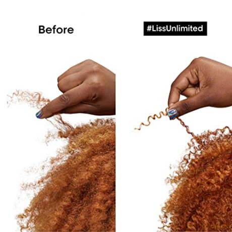 L'Oréal Professionnel | Glättendes Shampoo für rebellisches und widerspenstiges Haar, Anti-Frizz, Liss Unlimited, Expert Series, 500 ml