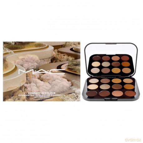 MAC Connect In Colour Eyeshadow Palette x12 - Unfiltered Nudes, 12,2 g