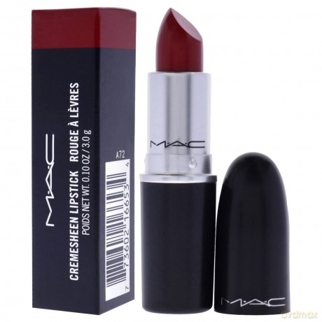 MAC Cremesheen Lipstick, Brave Red, 3 g