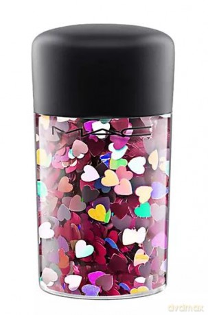 Mac, Glitter - Pink Hearts, 4,5 G.