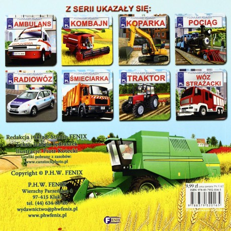 Kombajn Poznajemy Pojazdy [KSIĄŻKA]