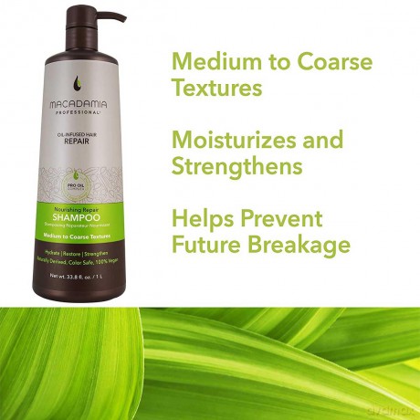 Macadamia Professional Nourishing Moisture Shampoo, 1er Pack, (1x 1000 ml)
