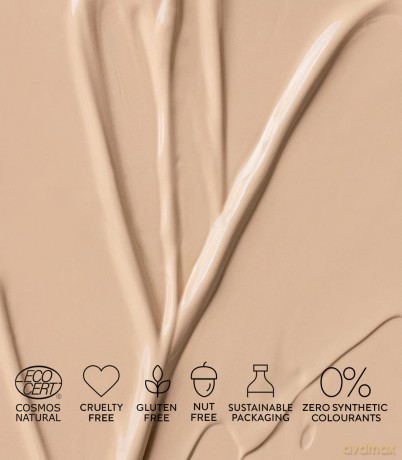 MÁDARA Organic Skincare | SKINONYM Semi-Matte Peptide Foundation, 20 IVORY, 30ml - Gestärkt durch kollagenunterstützende Peptide, Semi-mattes Finish, Passt sich der Hautstruktur an.