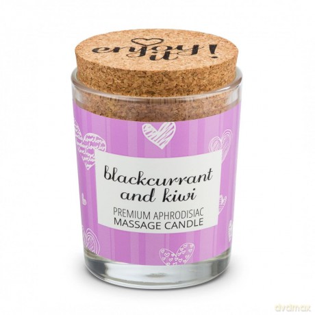 MAGNETIFICO ENJOY IT! Massagekerze 70ml Schwarze Johannisbeere KIWI