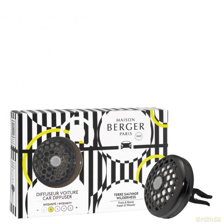 Maison Berger - Illusion Autodiffusor + Nachfüllpackung Terre Sauvage