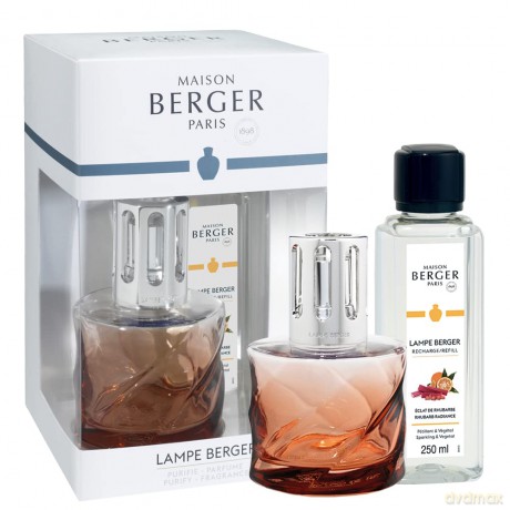 MAISON BERGER Geschenkpackung | Spirale Bernstein 4780 | 250 ml Rhabarber