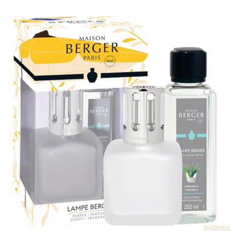 Maison Berger Paris Geschenkset 4830 | Glacon givree Citronnelle l + 250 ml Parfum