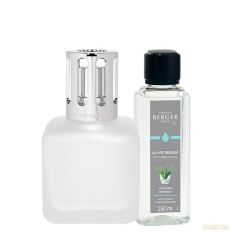Maison Berger Paris Geschenkset 4830 | Glacon givree Citronnelle l + 250 ml Parfum
