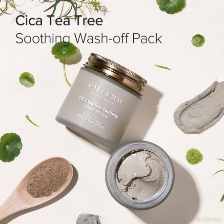 Mary&May CICA TeaTree Soothing Wash off Pack 125g