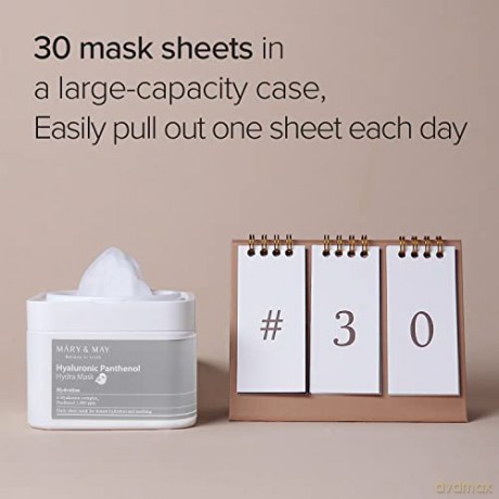 Mary&May Hyaluronic Panthenol Hyaluronmaske, 30 Stück