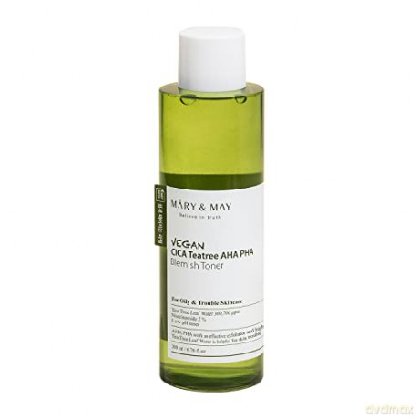 Mary&May Vegan CICA Tea Tree AHA PHA Toner 200ml