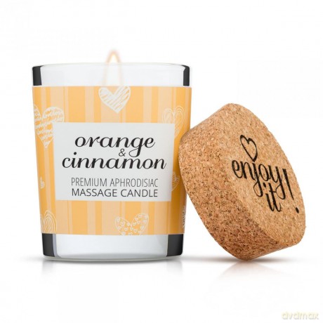 Massage Kerze 70 ml Orange und Zimt MAGNETIFICO ENJOY IT!