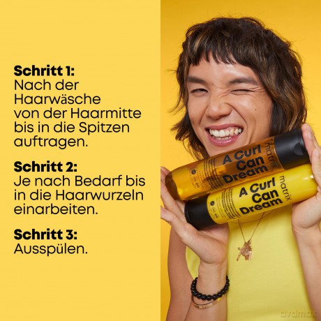 Matrix Feuchtigkeitsspendender Conditioner, Für definierte Wellen, Mit Manuka-Honig Extrakt und Rosenwasser, A Curl Can Dream Wave Conditioner, 1 x 300 ml