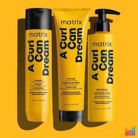 Matrix Haaröl für lockiges und gewelltes Haar, definierte Form, für ein entwirrtes und strahlendes Haar, angereichert mit Vitamin E und Sonnenblumenöl, leichte Textur, A Curl Can Dream, 150 ml
