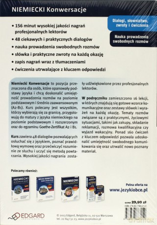 Niemiecki Konwersacje + Cd [KSIĄŻKA]