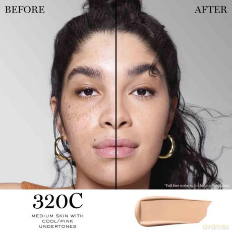 Matte make-up SPF 35 Teint Idole Ultra Wear Foundation 30 ml - Shade: 320C