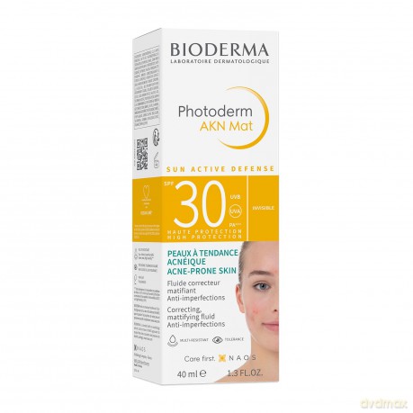 Mattifying fluid for tanning SPF 30 Photoderm AKN Mat Mattifying Fluid 40 ml