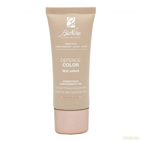Mattifying make-up Defense Color Mat Velvet Mattifying Foundation 30 ml - Shade: 404 Beige Naturel