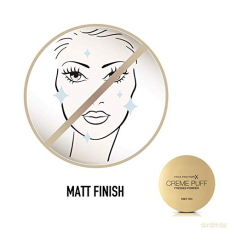 Max Factor Creme Puff Pressed Kompaktpuder, 21 g, 05 durchscheinend