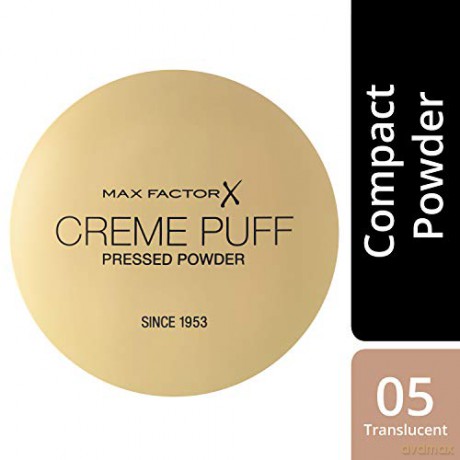 Max Factor Creme Puff Pressed Kompaktpuder, 21 g, 05 durchscheinend