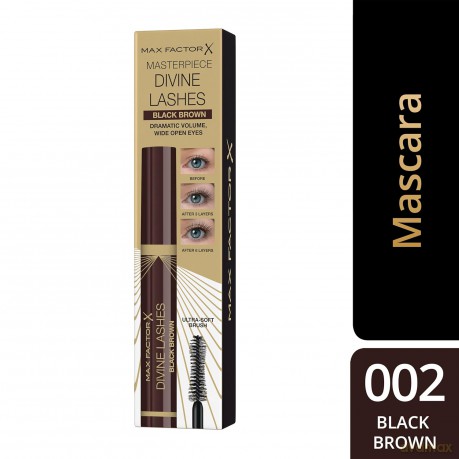 Tusz do rzęs Max Factor Göttliche Lashes - Shade 002 Schwarz Braun