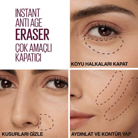 Maybelline - Instant Anti-Aging Concealer für Augenringe und Hautunreinheiten, ultra-mischbare Formel, 12 Light Honey