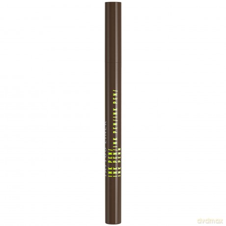 Maybelline New York Flüssiger Eyeliner, Wasserfest, wischfest und langanhaltend, Vegan, Tattoo Liner Ink Eyeliner, Nr. 882 Pitch Brown (Braun), 1 ml