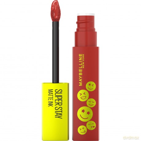 Maybelline New York Flüssiger Lippenstift mit mattem Finish, 16h Halt ohne Abfärben, Vegane Formel, Super Stay Matte Ink Moodmaker, Nr. 455 Harmonizer, 5ml