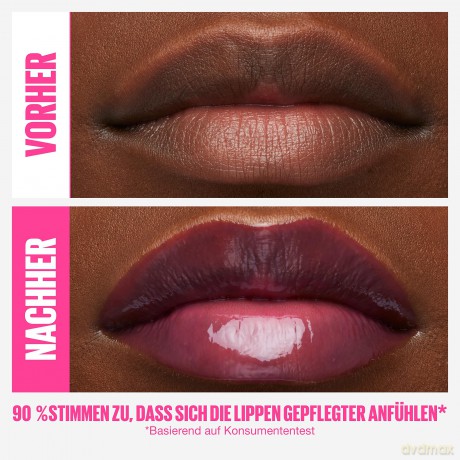 Maybelline New York Glänzender Lipgloss für voller wirkende Lippen, Feuchtigkeitsspendend, Mit Hyaluronsäure, Lifter Gloss Candy Drop, Farbe: Nr. 022 Peach Ring (Orange), 1 x 5,4 ml