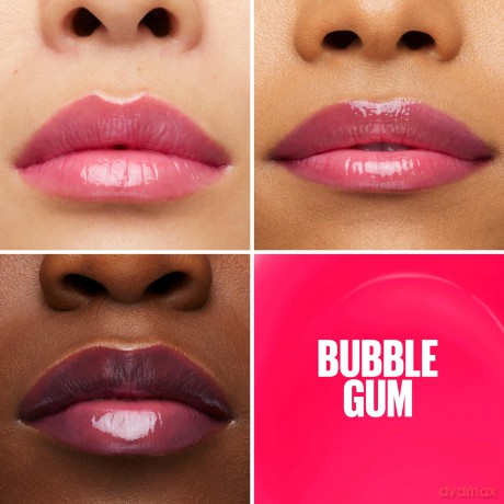 Maybelline New York Glänzender Lipgloss für voller wirkende Lippen, Feuchtigkeitsspendend, Mit Hyaluronsäure, Lifter Gloss Candy Drop, Farbe: Nr. 024 Bubblegum (Pink), 1 x 5,4 ml