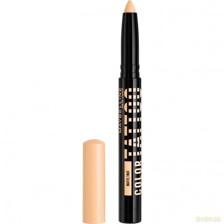 Maybelline New York Lidschatten Stift, All-in-One Eyeliner, Primer und Lidschatten-Stift, Langanhaltende und cremige Farbe, Color Tattoo Eye Stix, Farbe: I Am Confident