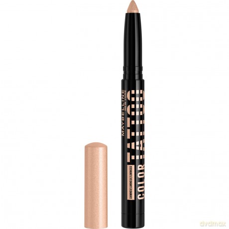 Maybelline New York Lidschatten Stift, All-in-One Eyeliner, Primer und Lidschatten-Stift, Langanhaltende und cremige Farbe, Color Tattoo Eye Stix, Farbe: I Am Courageous