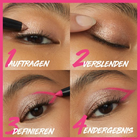 Maybelline New York Lidschatten Stift, All-in-One Eyeliner, Primer und Lidschatten-Stift, Langanhaltende und cremige Farbe, Color Tattoo Eye Stix, Farbe: I Am Courageous
