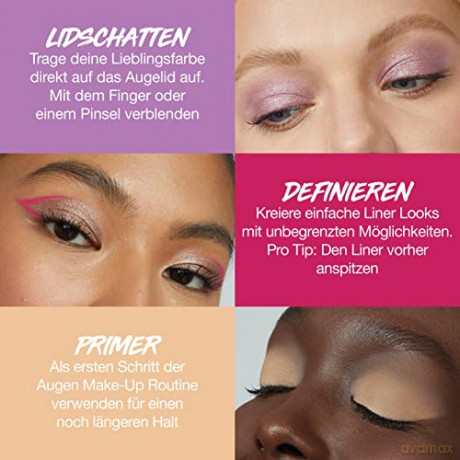 Maybelline New York Lidschatten Stift, All-in-One Eyeliner, Primer und Lidschatten-Stift, Langanhaltende und cremige Farbe, Color Tattoo Eye Stix, Farbe: I Am Unique