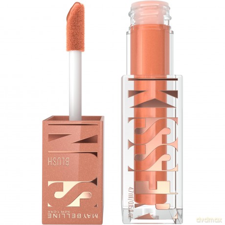 Maybelline New-York - Flüssiges Rouge zum Aufhellen - Rouge, Highlighter und Bronzer - Gute Mine - Bräunung - Glowy Make-up - Sunkisser - Farbton Downtown Rush - 4,7 ml