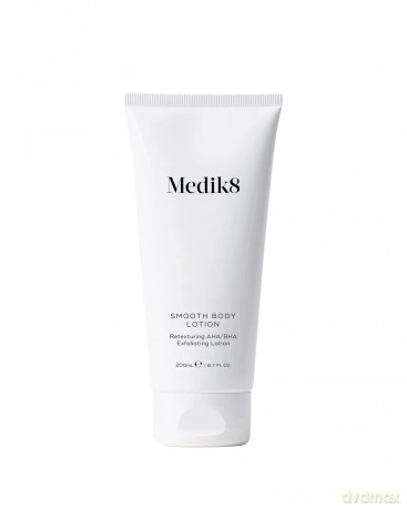 Medik8 Smooth Body Peeling-Set, Smooth Body Retexturing AHA Peeling, 150 ml und Lotion 200 ml