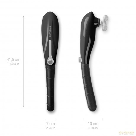 medisana HM 645 Handmassagegerät mit 5 Aufsätzen, elektrisches kraftvolles Klopfmassagegerät, Akupressur und Punktmassage, verschiedene Massageköpfe stufenlose Geschwindigkeitsregulierung