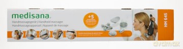 medisana HM 645 Handmassagegerät mit 5 Aufsätzen, elektrisches kraftvolles Klopfmassagegerät, Akupressur und Punktmassage, verschiedene Massageköpfe stufenlose Geschwindigkeitsregulierung
