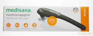 medisana HM 645 Handmassagegerät mit 5 Aufsätzen, elektrisches kraftvolles Klopfmassagegerät, Akupressur und Punktmassage, verschiedene Massageköpfe stufenlose Geschwindigkeitsregulierung