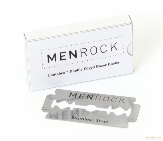 Men Rock, Rasierklinge, doppelseitig, 5 Stück