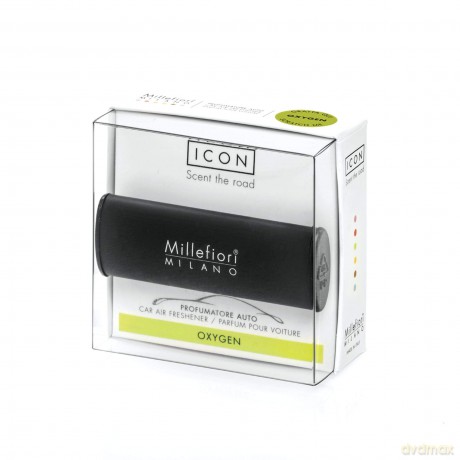 Millefiori 1CARBK Classic Autoduft, Kunststoff, schwarz, 6,4cm
