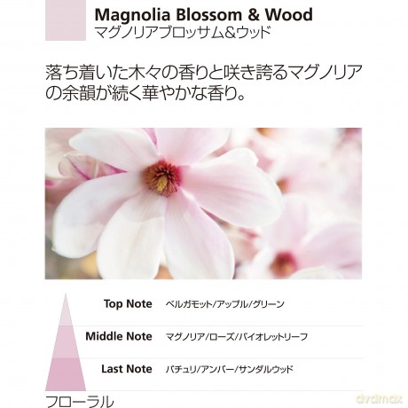 Millefiori 7REMMW Magnolia Blossom und Wood Nachfüllflasche 250 ml für Natural Raumduft Diffuser, Plastik, Rosa, 6 x 5.2 x 13.7 cm