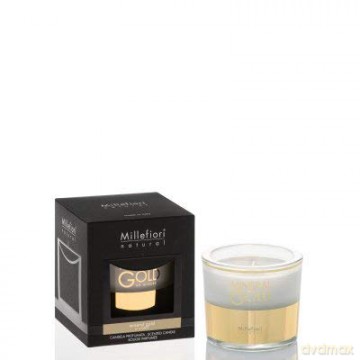Millefiori Duftkerze Kollektion Natural Mineral Gold