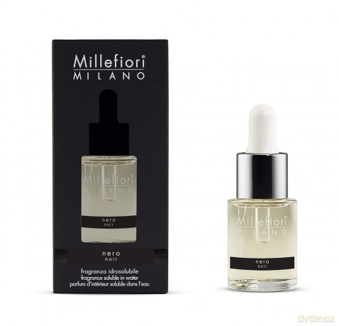 Millefiori Duftöl, Glas, schwarz, 15ml