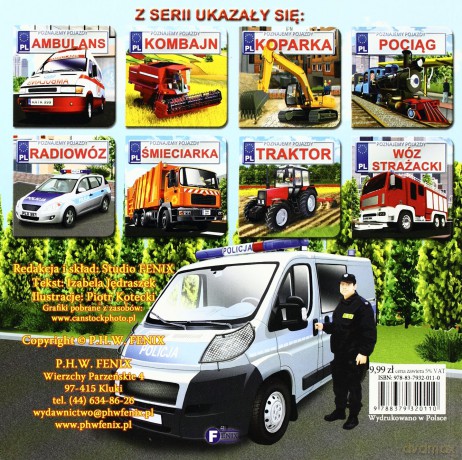 Radiowóz Poznajemy Pojazdy [KSIĄŻKA]